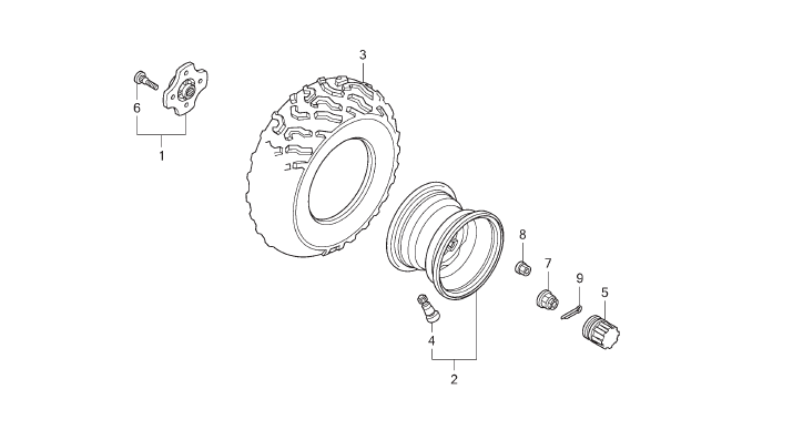 Comprar Porca Ponta Eixo 18mm DIANTEIRA Fourtrax 420 4x2